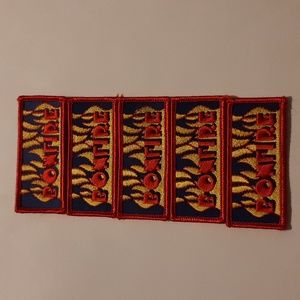 Bonfire 🔥 - Girl Scout Fun Patch Bundle - NEW Iron & Sew On Patches 🦋❤